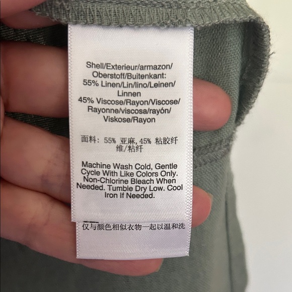 DKNY Sage Green Women's Tank Top - Picture 3 of 4